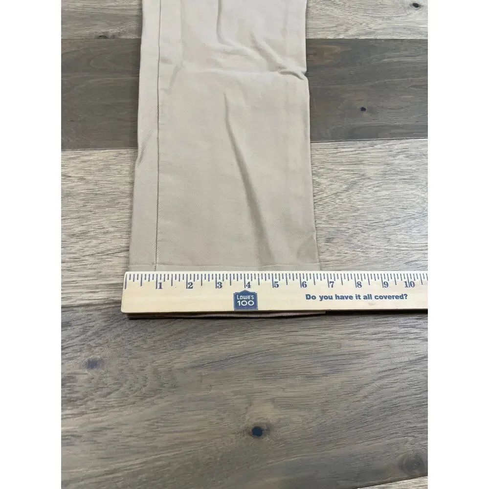 Ann Taylor Cuffed Ankle Pants Size 8 Cotton Blend Classic Cropped Camel